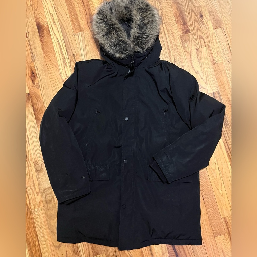 Micheal Kors Men’s Parka Faux Fur Jacket Size XL